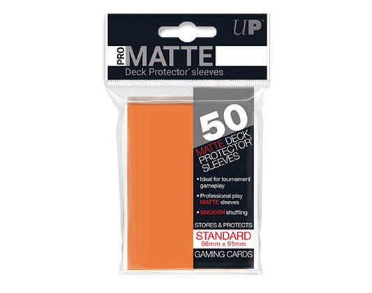 Sleeves - Matte Orange - Ultra Pro