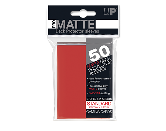 Sleeves - Matte Red - Ultra Pro