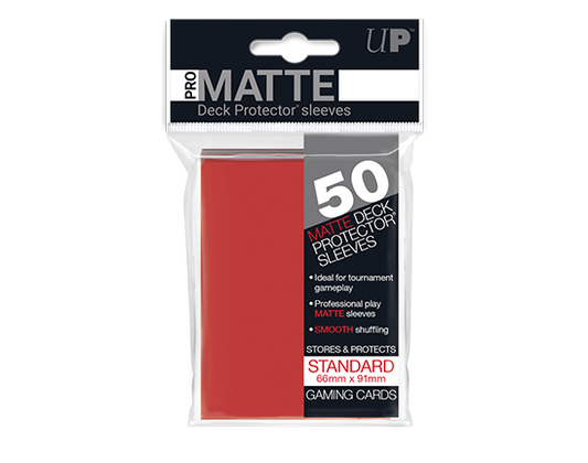 Sleeves - Matte Red - Ultra Pro