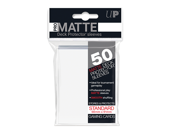 Sleeves - Matte White - Ultra Pro