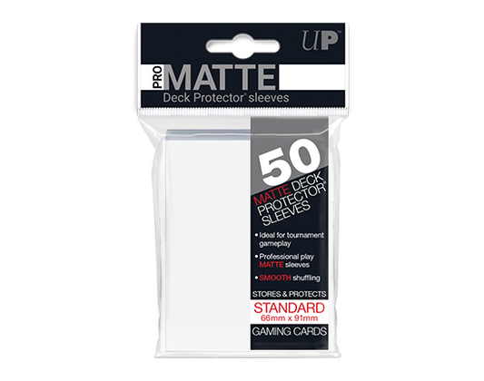 Sleeves - Matte White - Ultra Pro